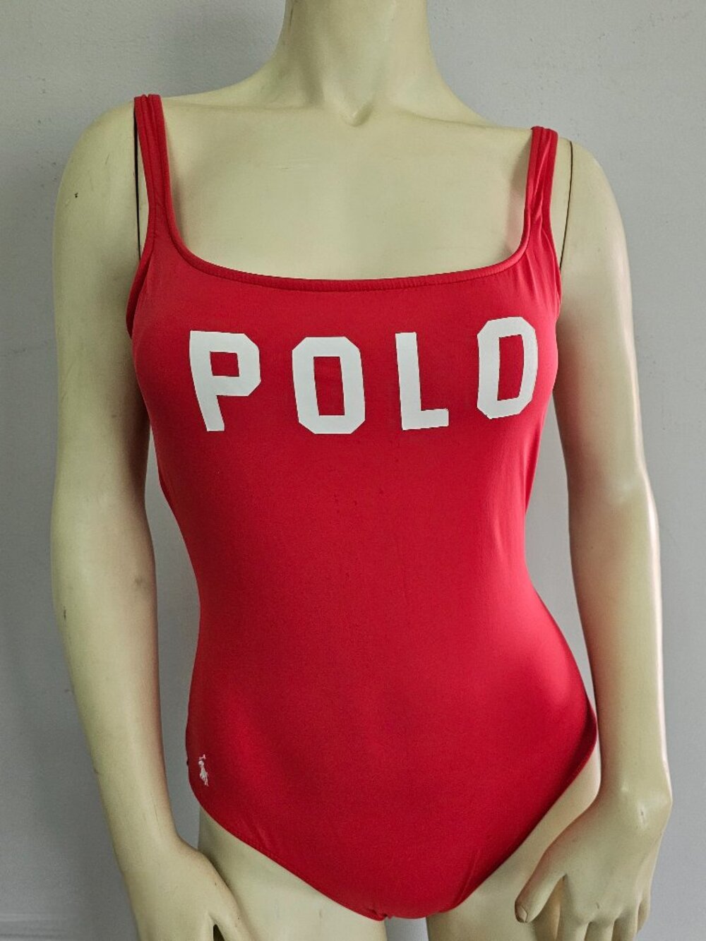 Red Polo Swimsuit